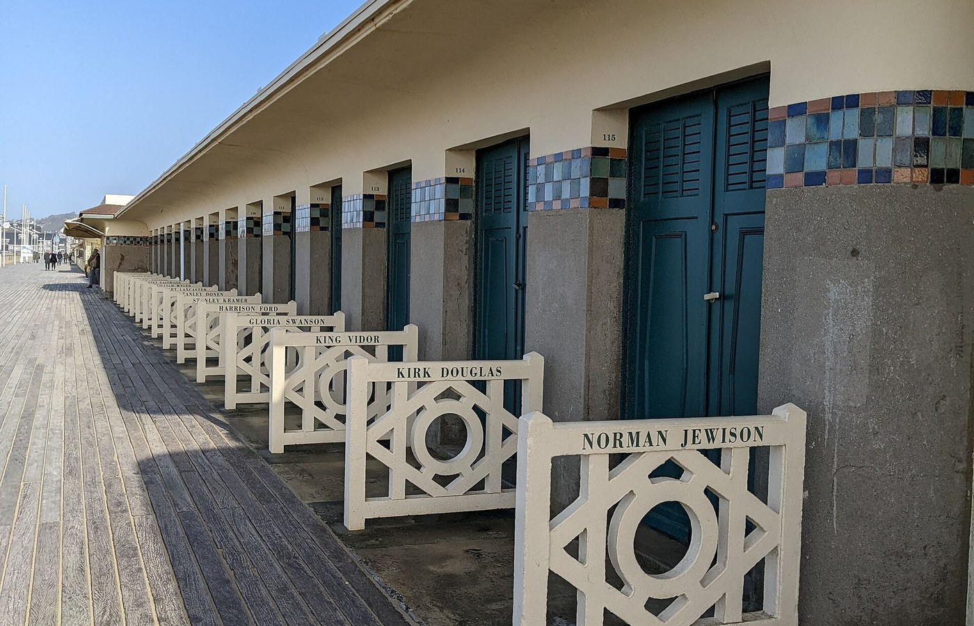 Deauville Les Planches boardwalk